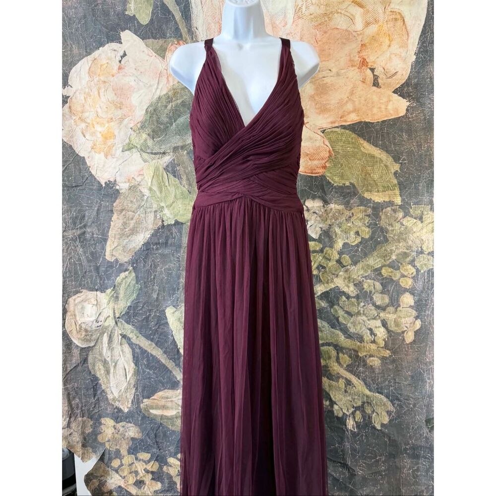 Anthropologie BHLDN Hitherto Fleur Purple Gown Size 10